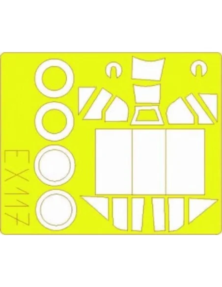 Bf 109E-4, 1/48 - Eduard Accessories EX117