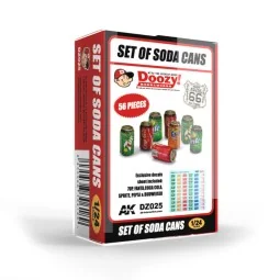 SET OF SODA CANS - AK Interactive DZ025