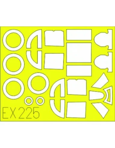 Lavochkin La-5 FN für Zvezda Bausatz, 1/48 - Eduard Accessories EX225