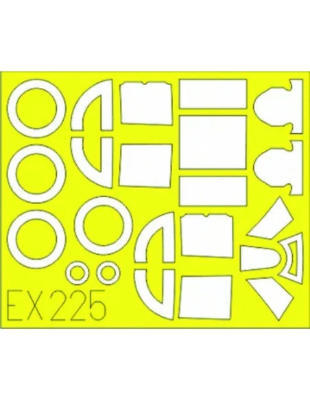 Lavochkin La-5 FN für Zvezda Bausatz, 1/48 - Eduard Accessories EX225