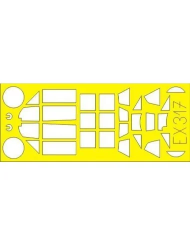 Bf 109E for Airfix, 1/48 - Eduard Accessories EX317