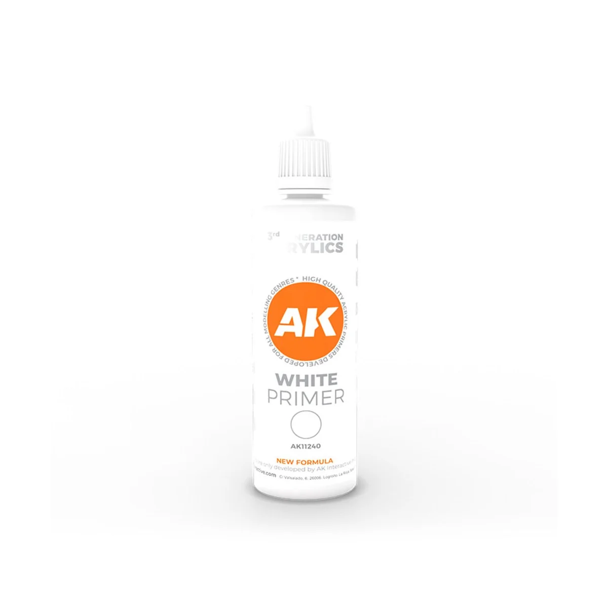White Primer 100 ml 3GEN - AK Interactive AK11240