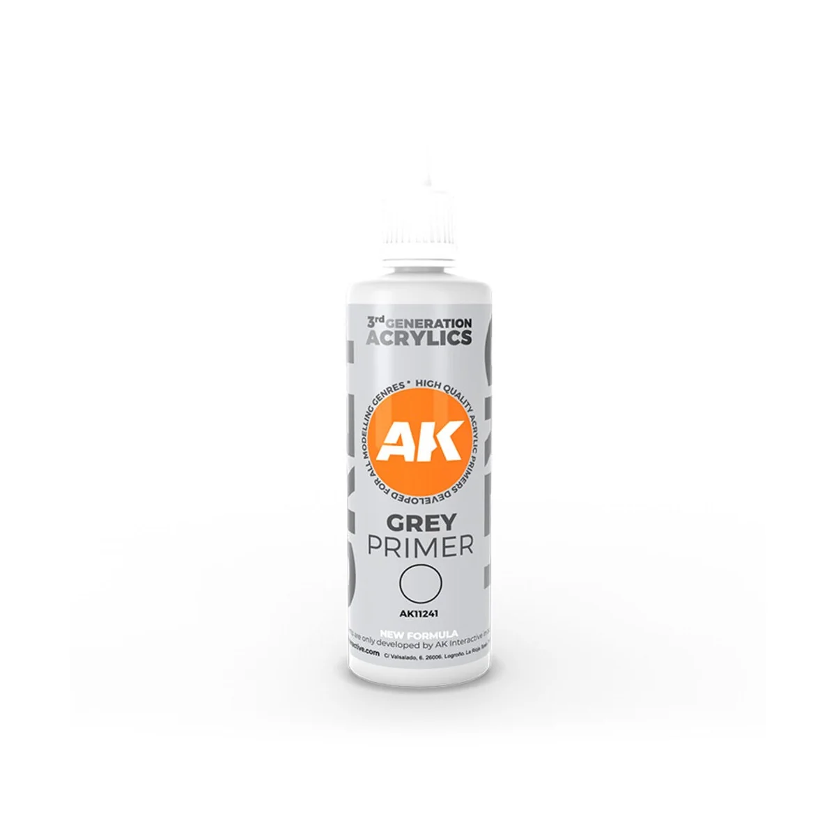 Grey Primer 100 ml 3GEN - AK Interactive AK11241 Grey Primer 100 ml 3GEN - AK Interactive AK11241