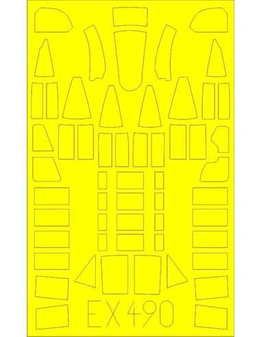 Defiant Mk.I for Airfix, 1/48 - Eduard Accessories EX490