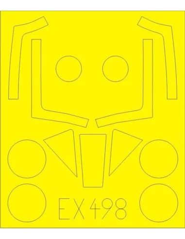 Meteor F.8 for Airfix, 1/48 - Eduard Accessories EX498