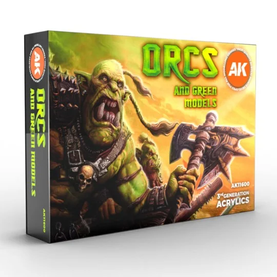 ORCS AND GREEN CREATURES - AK Interactive AK11600 ORCS AND GREEN CREATURES - AK Interactive AK11600
