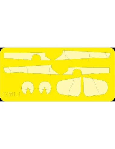 Bf 109G camo scheme-WNF for Eduard, 1/48 - Eduard Accessories EX511