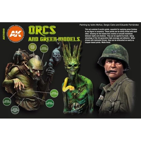 ORCS AND GREEN CREATURES - AK Interactive AK11600