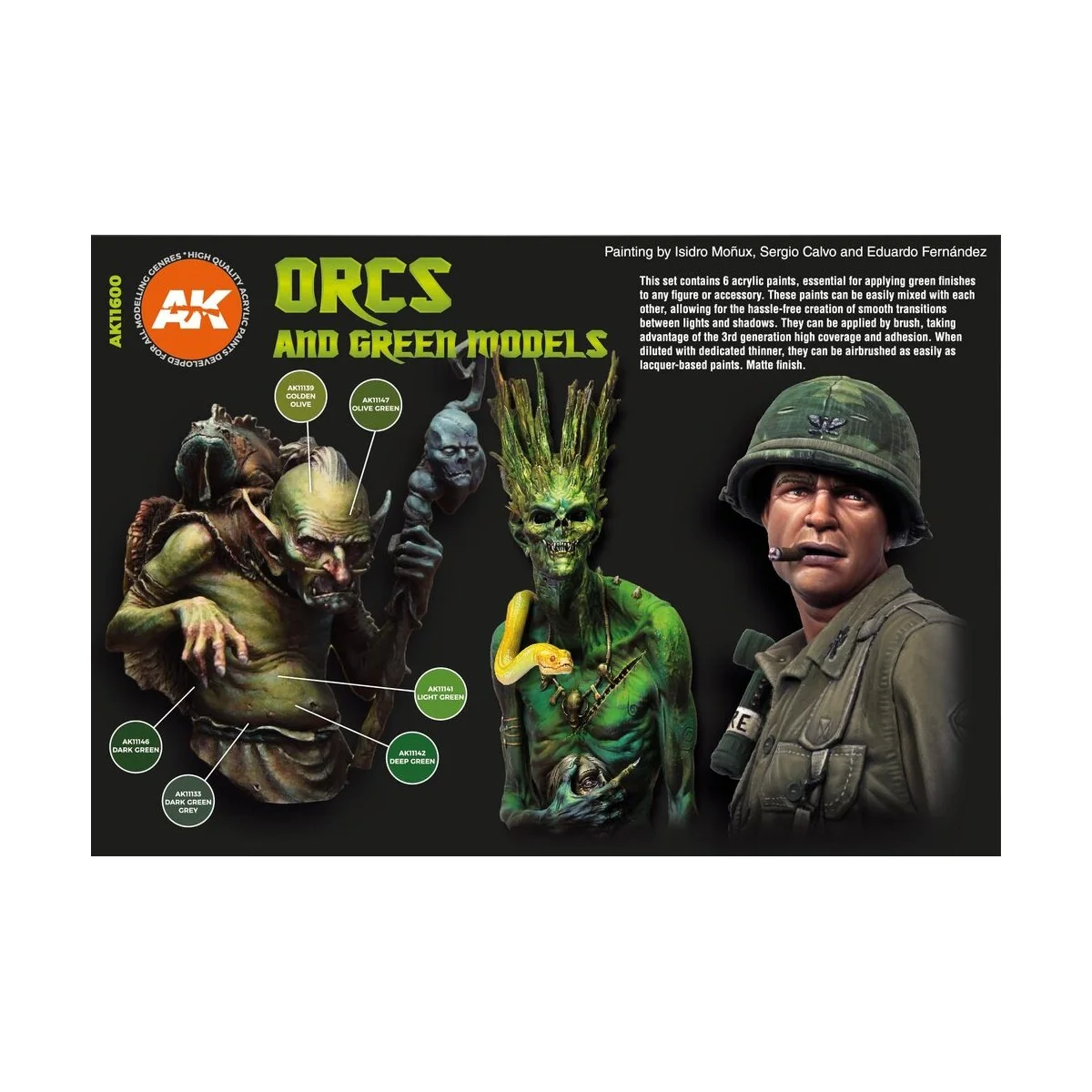 ORCS AND GREEN CREATURES - AK Interactive AK11600 ORCS AND GREEN CREATURES - AK Interactive AK11600