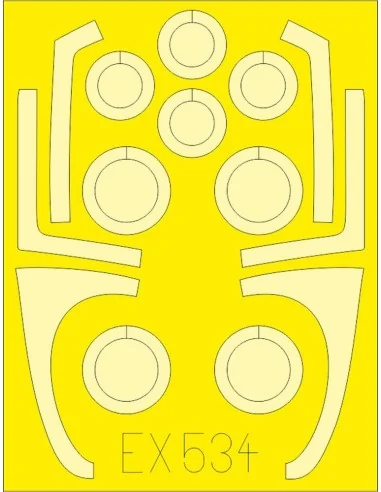 [NO_DESC] F/A-18C for Kinetic, 1/48 - Eduard Accessories EX534