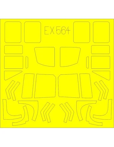 UH-1D for Kitty Hawk, 1/48 - Eduard Accessories EX564
