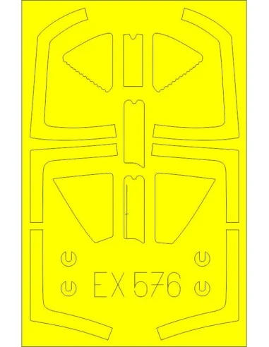 Harrier T.2/T.4/T.8 for Kinetic, 1/48 - Eduard Accessories EX576