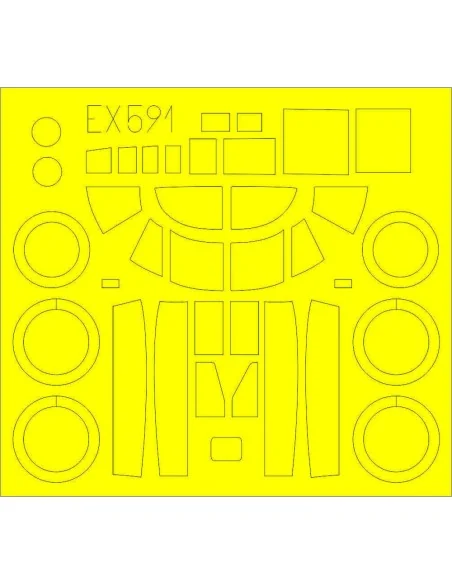 [NO_DESC] A-26B for Revell, 1/48 - Eduard Accessories EX591