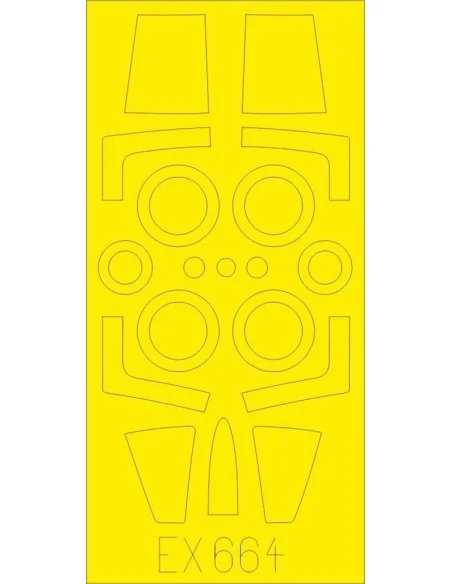 [NO_DESC] F-104G for Kinetic, 1/48 - Eduard Accessories EX664