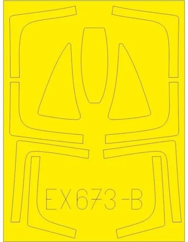 F-14D TFace for AMK, 1/48 - Eduard Accessories EX673