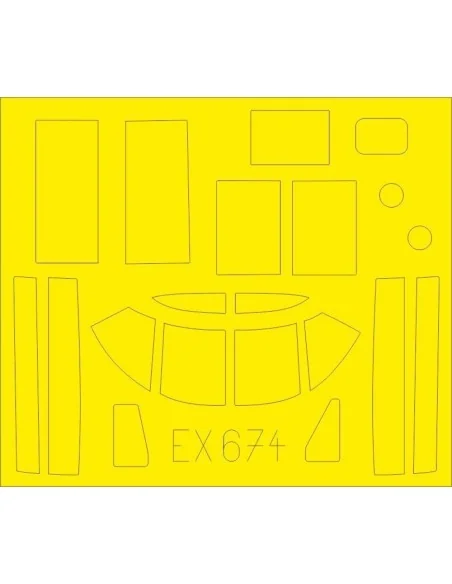 [NO_DESC] B-26B-50 Invader for ICM, 1/48 - Eduard Accessories EX674