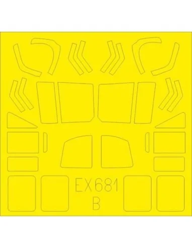 UH-1N Tface for Kitty Hawk, 1/48 - Eduard Accessories EX681