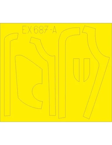 B-17G antiglare panels (DL & BO production) for HKM, 1/48 - Eduard ...
