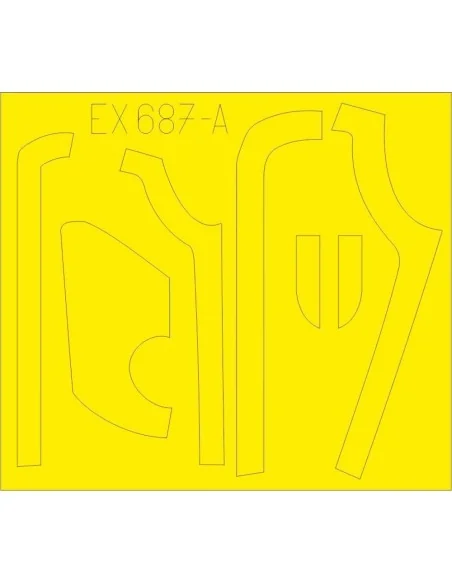 B-17G antiglare panels (DL & BO production) for HKM, 1/48 - Eduard ...