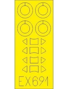 Tiger Moth for Airfix, 1/48 - Eduard Accessories EX691