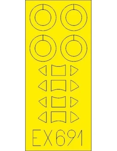 Tiger Moth for Airfix, 1/48 - Eduard Accessories EX691
