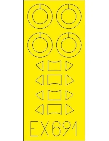 Tiger Moth for Airfix, 1/48 - Eduard Accessories EX691