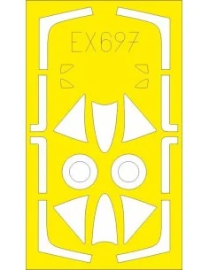 Hunter F.4/F.5 TFace for Airfix, 1/48 - Eduard Accessories EX697