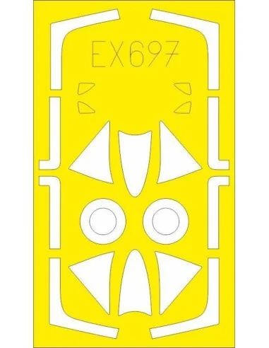 Hunter F.4/F.5 TFace for Airfix, 1/48 - Eduard Accessories EX697