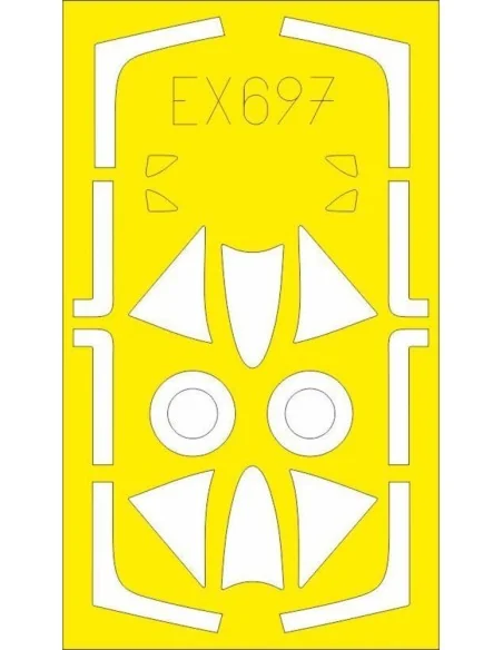Hunter F.4/F.5 TFace for Airfix, 1/48 - Eduard Accessories EX697
