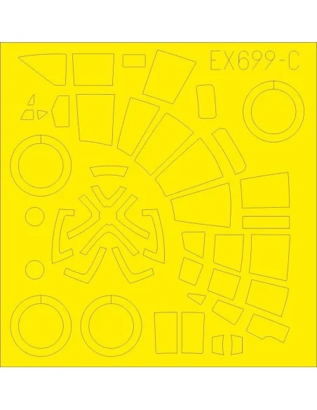 He 111Z TFace for ICM, 1/48 - Eduard Accessories EX699