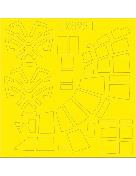 He 111Z TFace for ICM, 1/48 - Eduard Accessories EX699