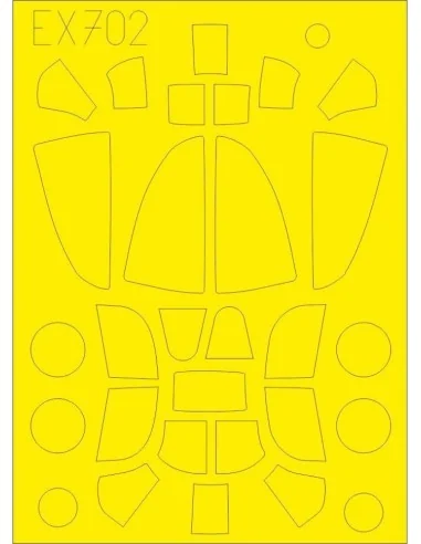 P-39/P-400 TFace for Eduard, 1/48 - Eduard Accessories EX702