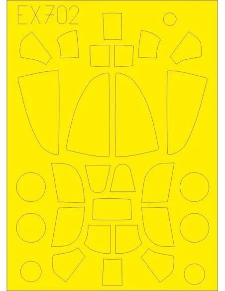 P-39/P-400 TFace for Eduard, 1/48 - Eduard Accessories EX702