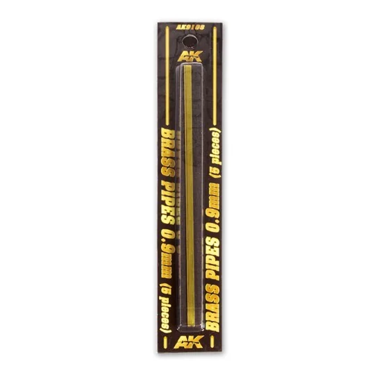 BRASS PIPES 0, 9mm, 5 units - AK Interactive AK9108