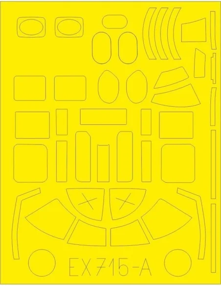 B-25D TFace for Revell, 1/48 - Eduard Accessories EX715