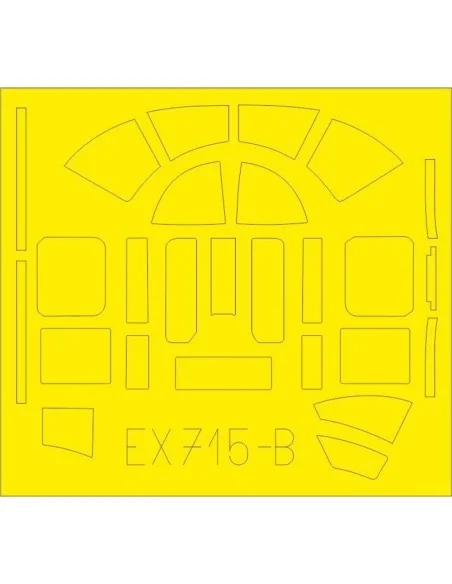 B-25D TFace for Revell, 1/48 - Eduard Accessories EX715