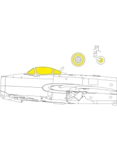 MiG-15 TFace 1/48 for BRONCO, 1/48 - Eduard Accessories EX763