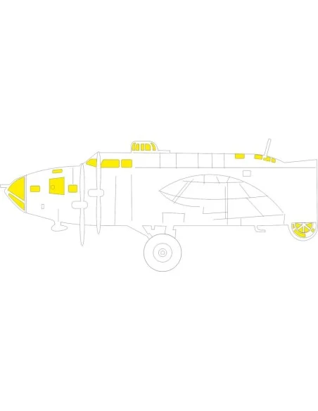[NO_DESC] B-17F 1/48 for HKM, 1/48 - Eduard Accessories EX777