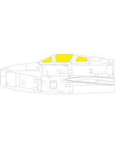 [NO_DESC] F-84F 1/48 for KINETIC, 1/48 - Eduard Accessories EX790