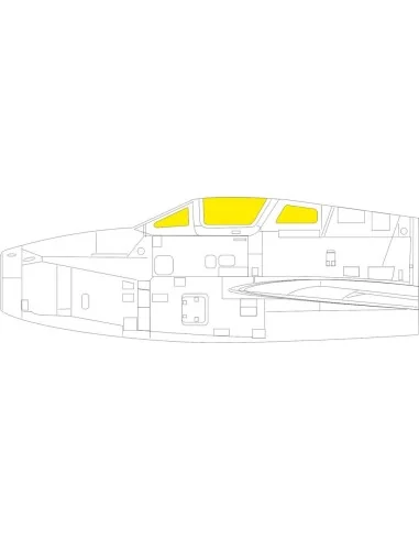 F-84F 1/48 for KINETIC, 1/48 - Eduard Accessories EX790