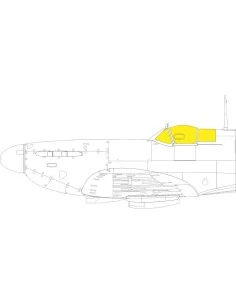Spitfire Mk.V TFace 1/48 for EDUARD, 1/48 - Eduard Accessories EX797
