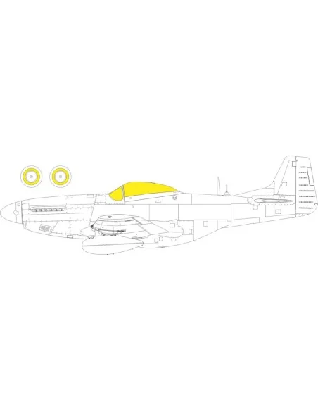 [NO_DESC] P-51K TFace 1/48 for EDUARD, 1/48 - Eduard Accessories EX801