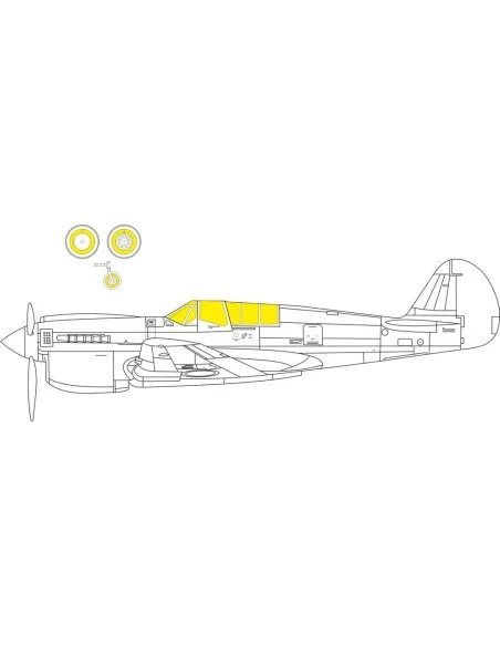 P-40N for ACADEMY, 1/48 - Eduard Accessories EX817