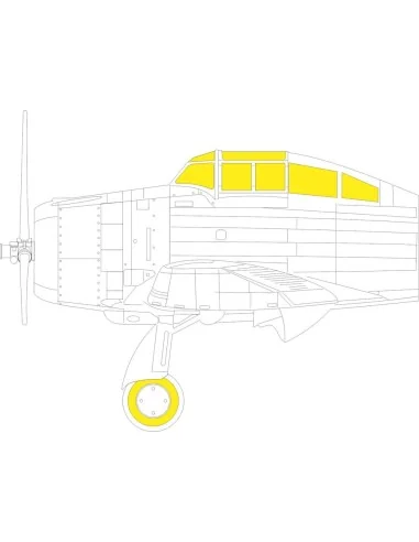 P-35 TFace for DORA WINGS, 1/48 - Eduard Accessories EX832