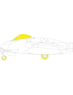 Vampire F.3 for AIRFIX, 1/48 - Eduard Accessories EX834