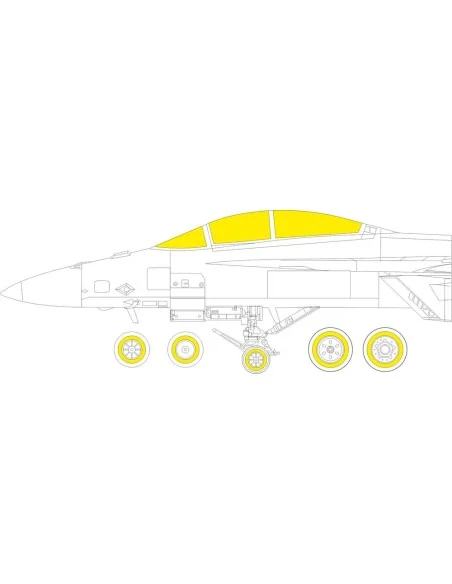 F/A-18F for MENG, 1/48 - Eduard Accessories EX840