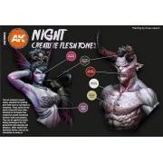 NIGHT CREATURES FLESH TONES - AK Interactive AK11602