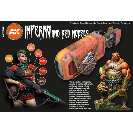 INFERNO AND RED CREATURES - AK Interactive AK11604