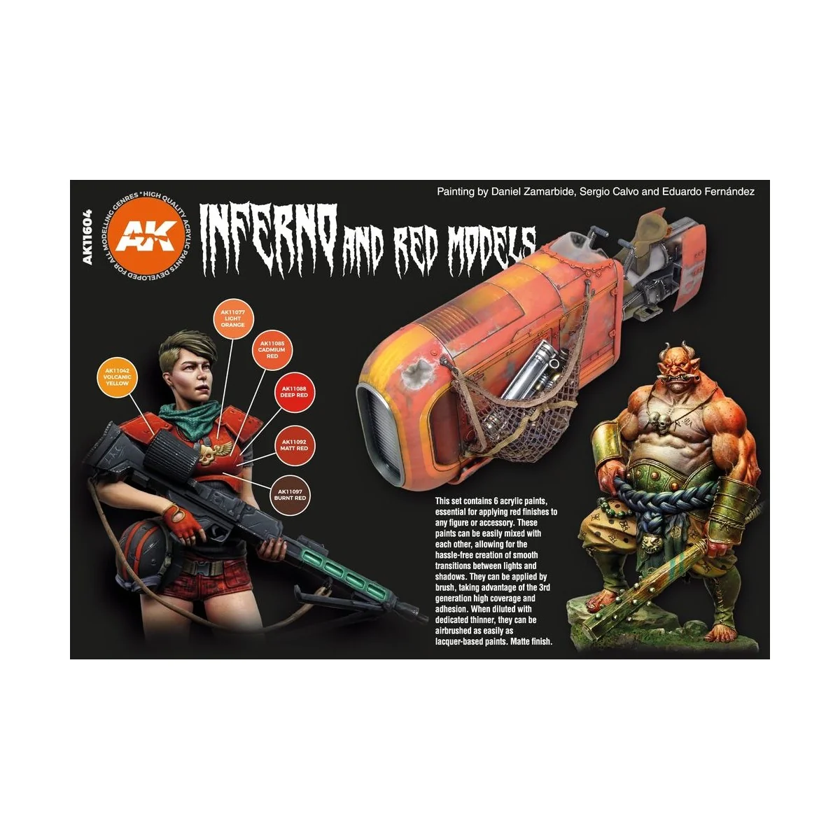 INFERNO AND RED CREATURES - AK Interactive AK11604 INFERNO AND RED CREATURES - AK Interactive AK11604