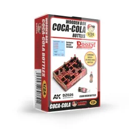 1940-1980's WOODEN BOX COCA-COLA BOTTLES - AK Interactive DZ026